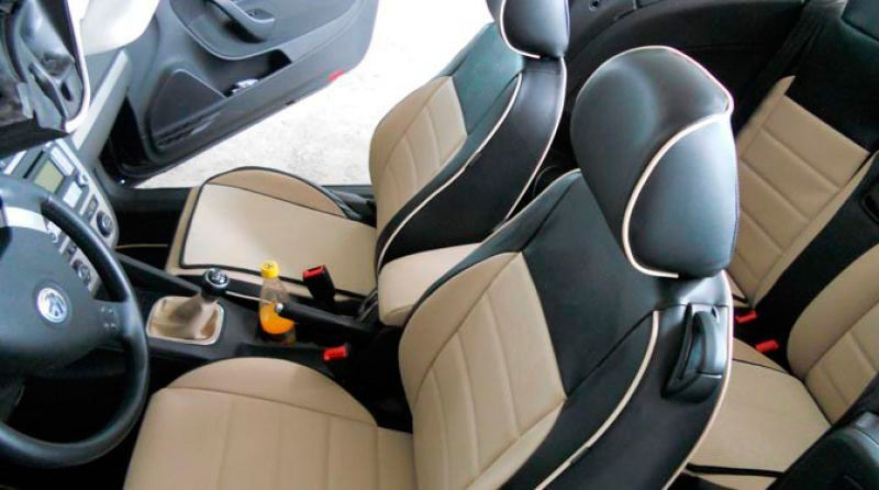 Individuelle Sitzbezüge aus Leder und Alcantara® für Volkswagen